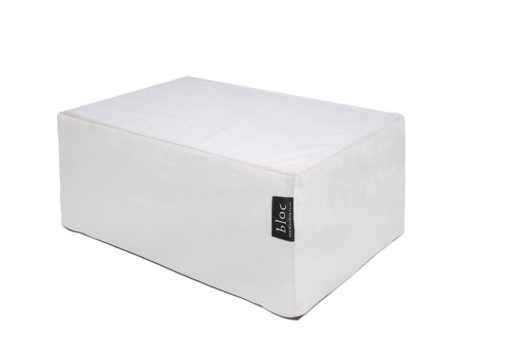 Large Creme Bloc In Velvet