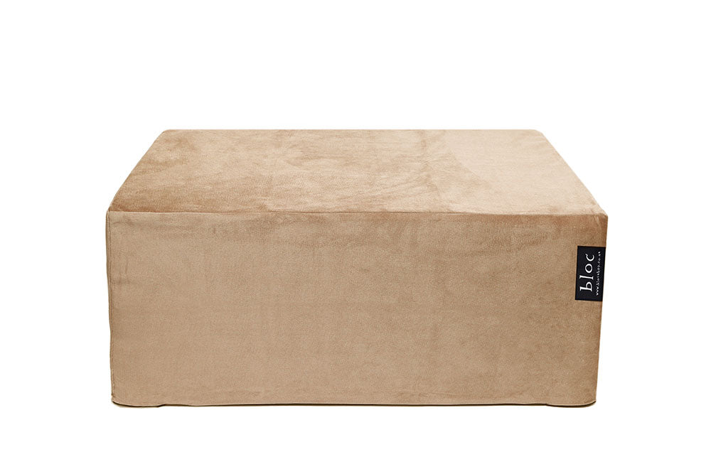 Large Caramel Bloc In Velvet