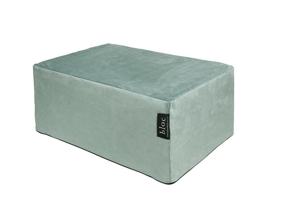 Large Mint Bloc In Velvet